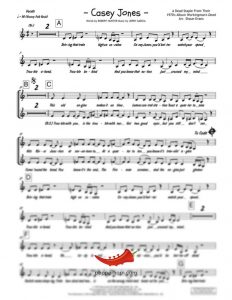 Casey Jones (Grateful Dead) 4 Horn Trumpet II [AL]