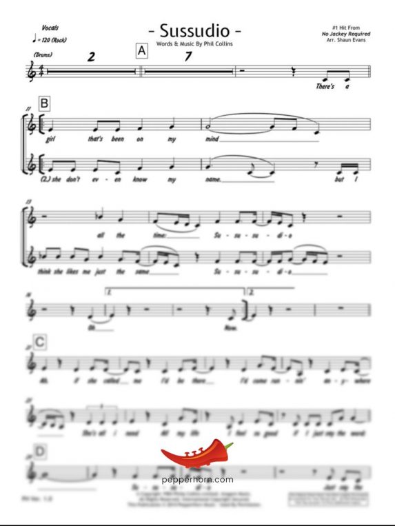 Sussudio (Phil Collins) 4 Horn Trumpet II
